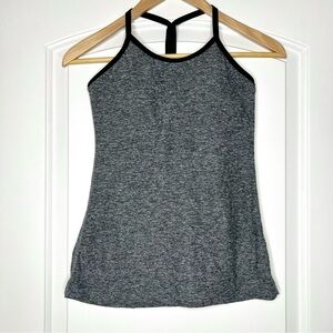 Beyond Yoga steel space gray racerback tank size small
